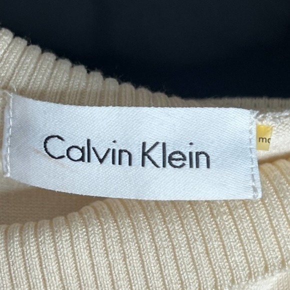 Vintage Calvin Klein Drop Waist Silk Blend‎ Taffeta Evening Dress Size Small - Picture 9 of 12